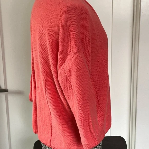 Lafayette 148 coral cardigan - Picture 5 of 10
